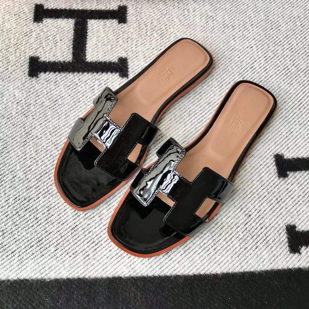 에르메스 올수공 오란 슬리퍼 샌들 페이던트 21